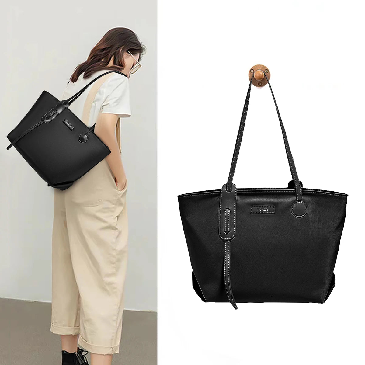 Damen Tote Tasche aus PU-Leder im Casual All-match Stil