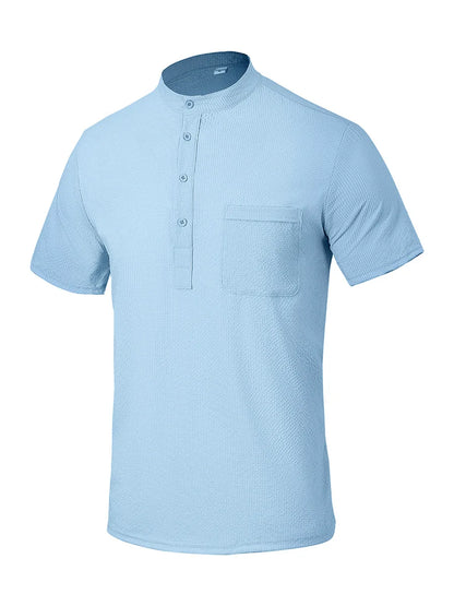Langarm-Poloshirt für Herren mit Reverskragen – dünnes, vielseitiges Oberteil für Business und Freizeit in Uni-Farben, ideal für den Frühling und Herbst
