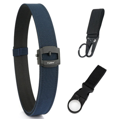 Herren-Taktischer Gürtel aus Nylon mit automatischer Metallschnalle für Outdoor-Einsatz