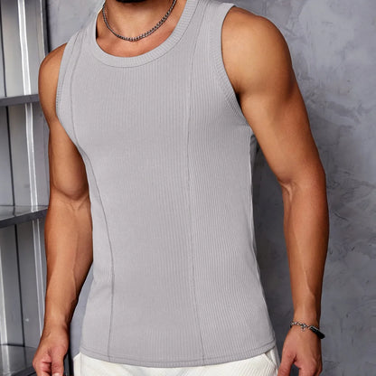 Ärmellose Herren-Sommerweste – Slim Fit und atmungsaktiv für Sport und Freizeit