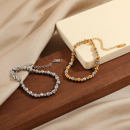 Damen-Armband Perlen zweifarbig