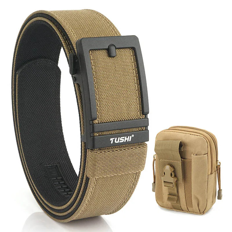 Unisex-Taktischer Gürtel aus 1100D Nylon mit Zinklegierung-Schnalle und Schnellverschluss 3,8 cm Breite