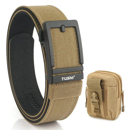 Unisex-Taktischer Gürtel aus 1100D Nylon mit Zinklegierung-Schnalle und Schnellverschluss 3,8 cm Breite