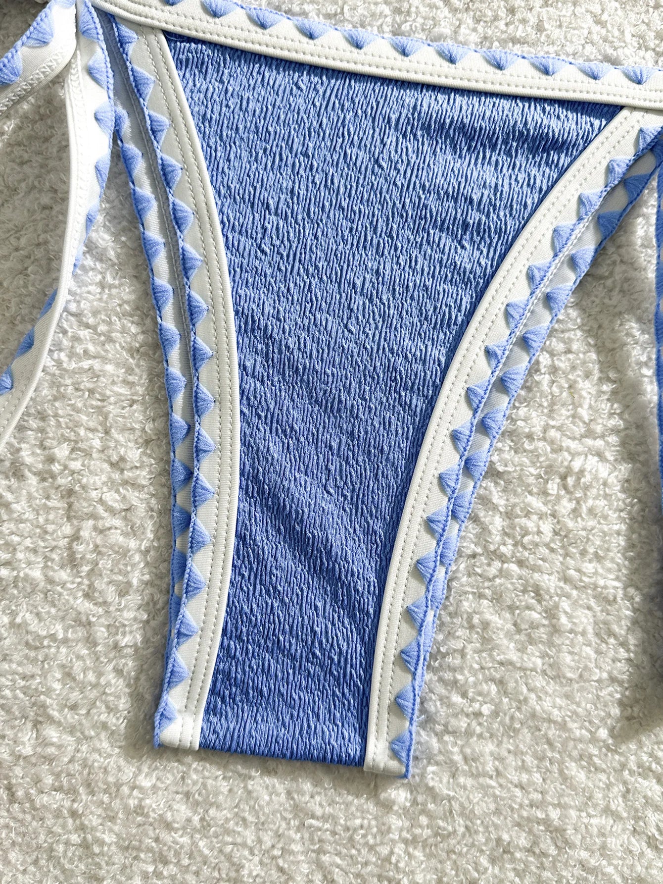 Verführerisches Damen-Bikini-Set in Unifarben – ideal für Strand und Pool