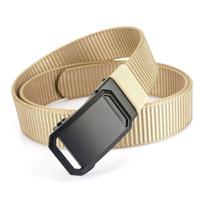 Herren-Gürtel aus Nylon mit Automatik-Schnalle, Robuster Alltags- und Outdoor-Begleiter, 3,4 cm Breit