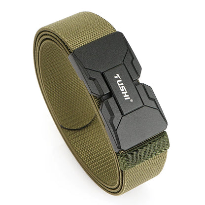 Herren-Gürtel aus Nylon mit magnetischem Verschluss, strapazierfähig und alltagstauglich