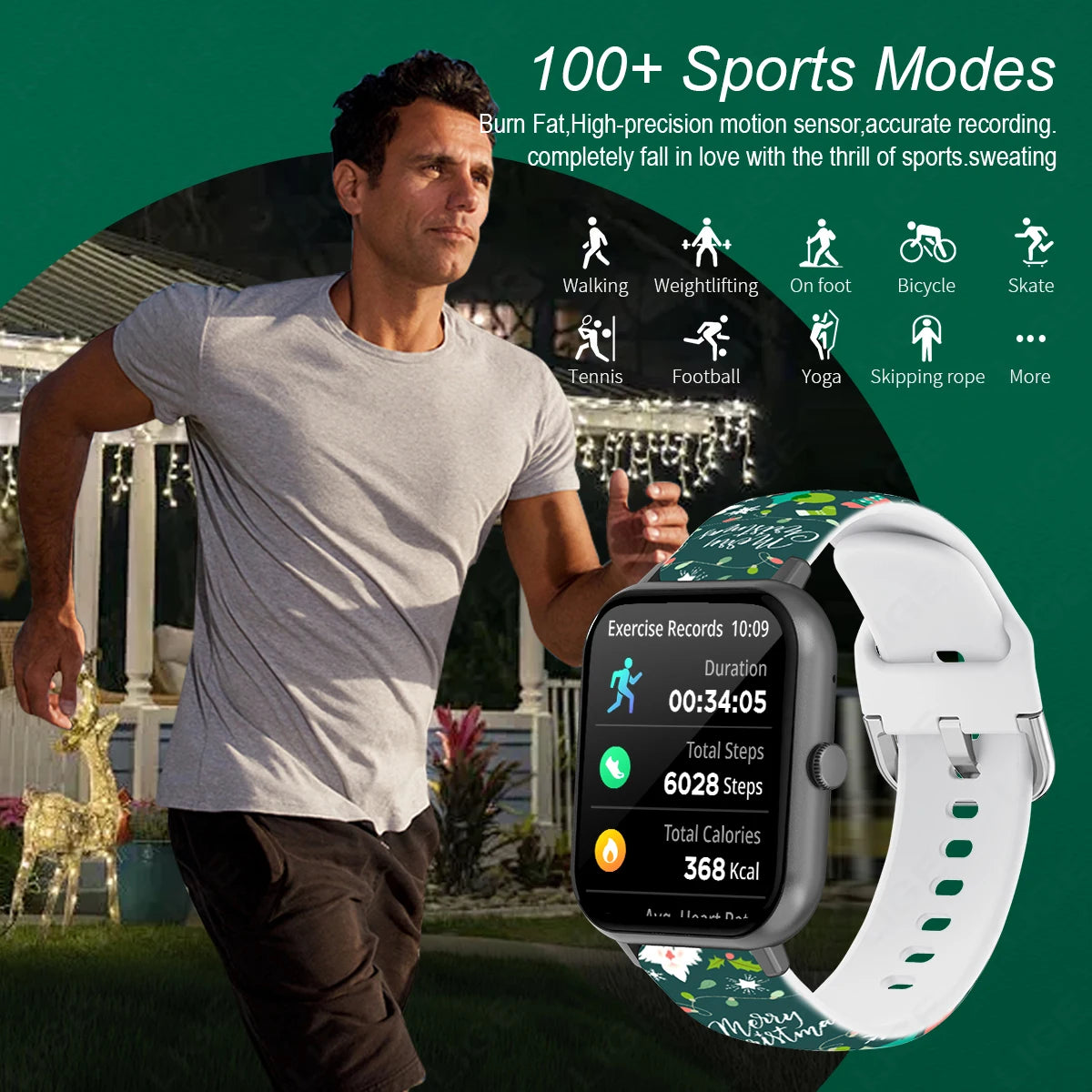 LIGE Neue 1,83 Zoll HD Bildschirm Smart Uhr Bluetooth Anruf Sport Fitness Track Smartwatch Für Huawei Xiaomi Weihnachten Uhr Band