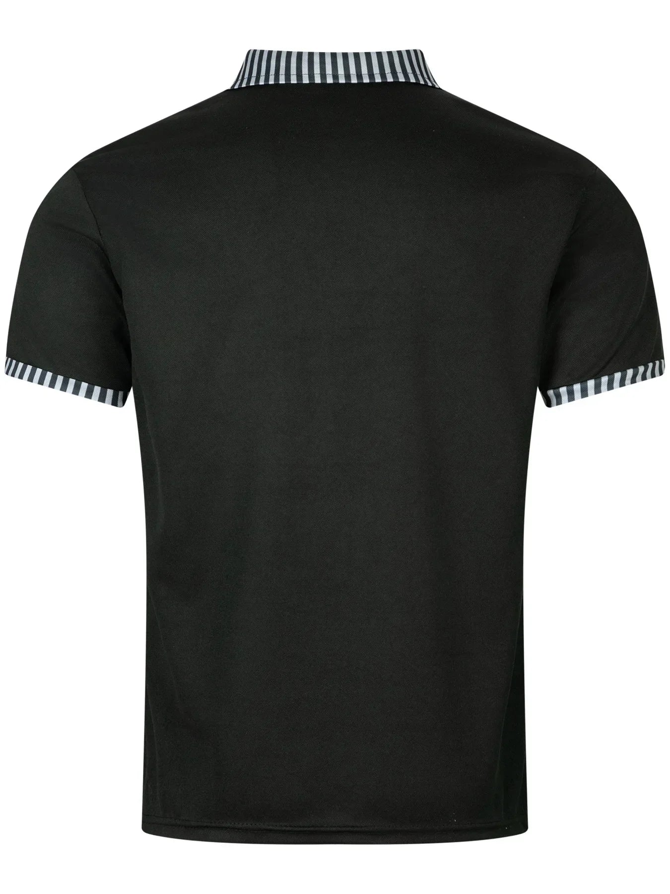 Leichtes Herren-Poloshirt aus Eisseide mit kurzem Ärmel und Reverskragen – ideal für den Sommer im Büro.