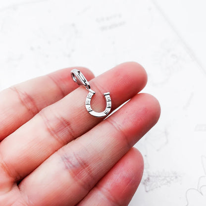 Damen-Charm Hufeisen Glück aus Sterlingsilber