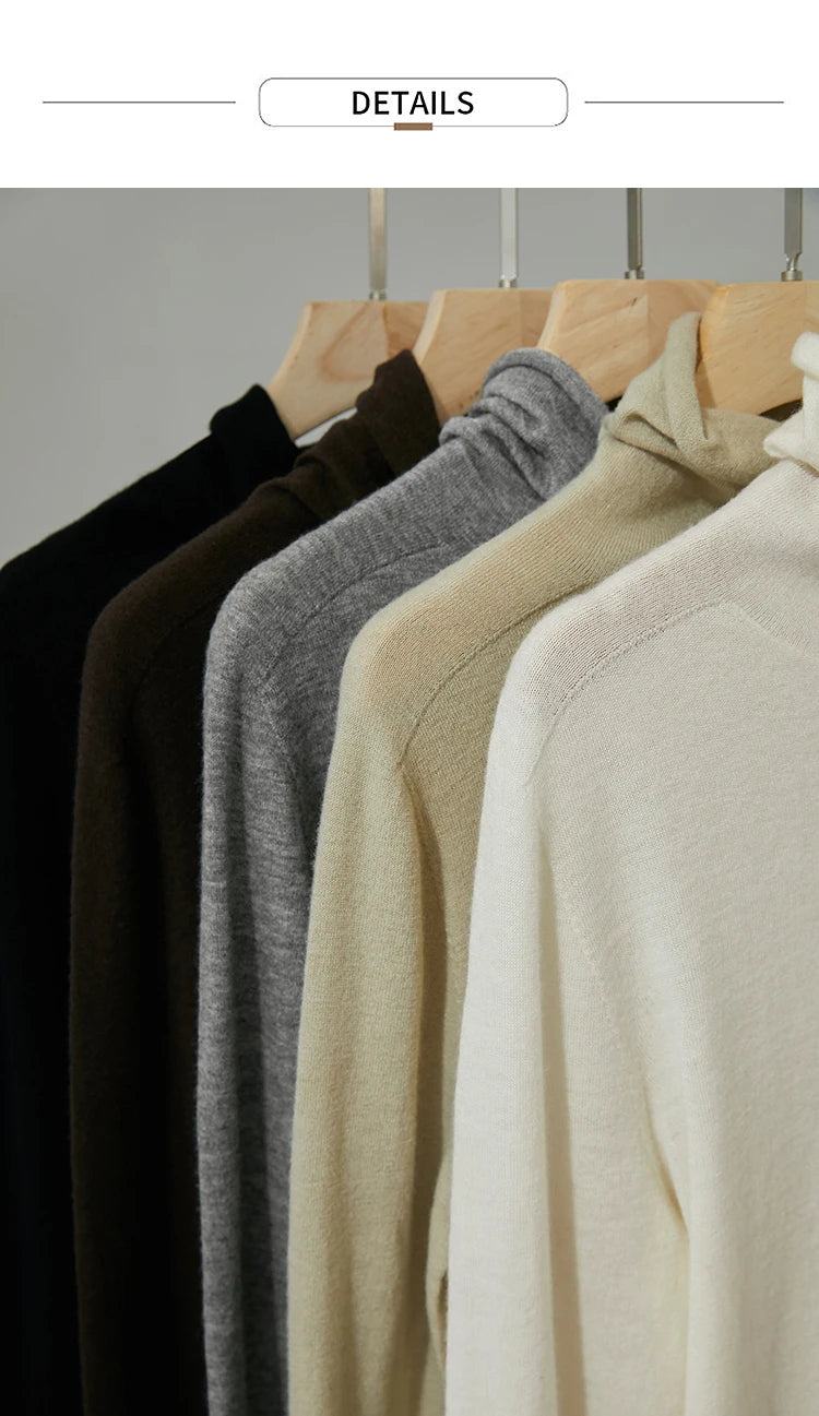 Damen V-Ausschnitt Pullover 100 % Wolle Basic Herbst-Winter