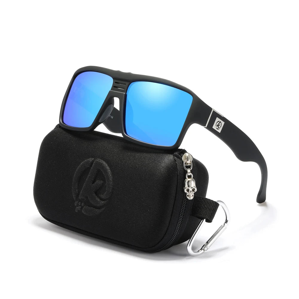 Sonnenbrille quadratisch polarisiert Keyhole-Brücke 6-Basis beschichtet Herren