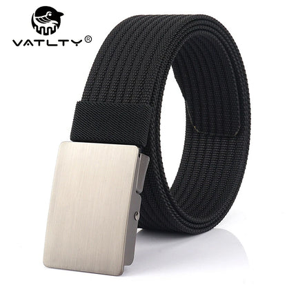 Unisex Gürtel aus Nylon mit Metall-Schnalle im taktischen Militärstil, Breite 3,8 cm