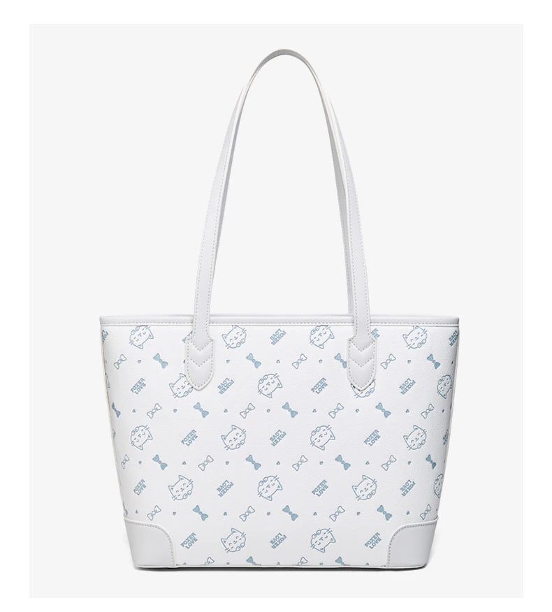 Damen Schultertasche Aus PVC-Leder Mit Großer Kapazität Im Alltag