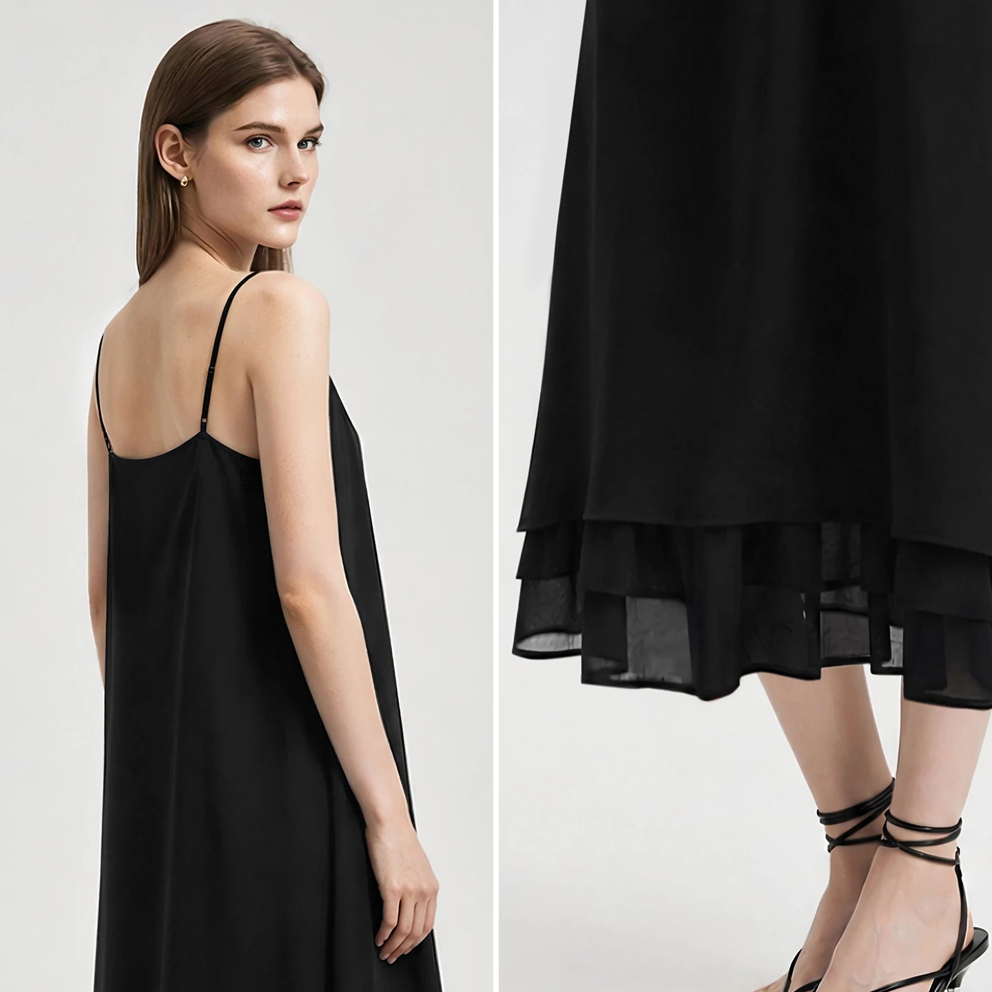 Elegantes Sommerkleid Für Damen Mit V-Ausschnitt Und Leichter Passform