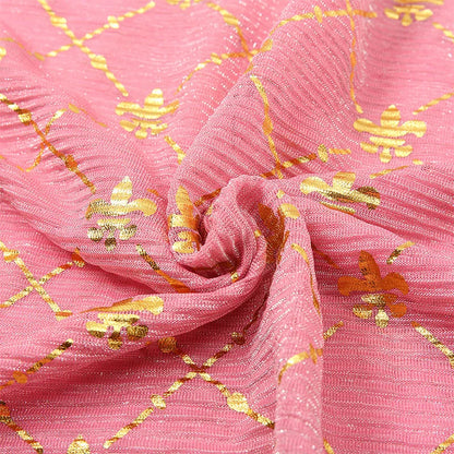 Damen Chiffon Hijab Schal Glitzer Gold Silber muslimisch Kopftuch einfarbig