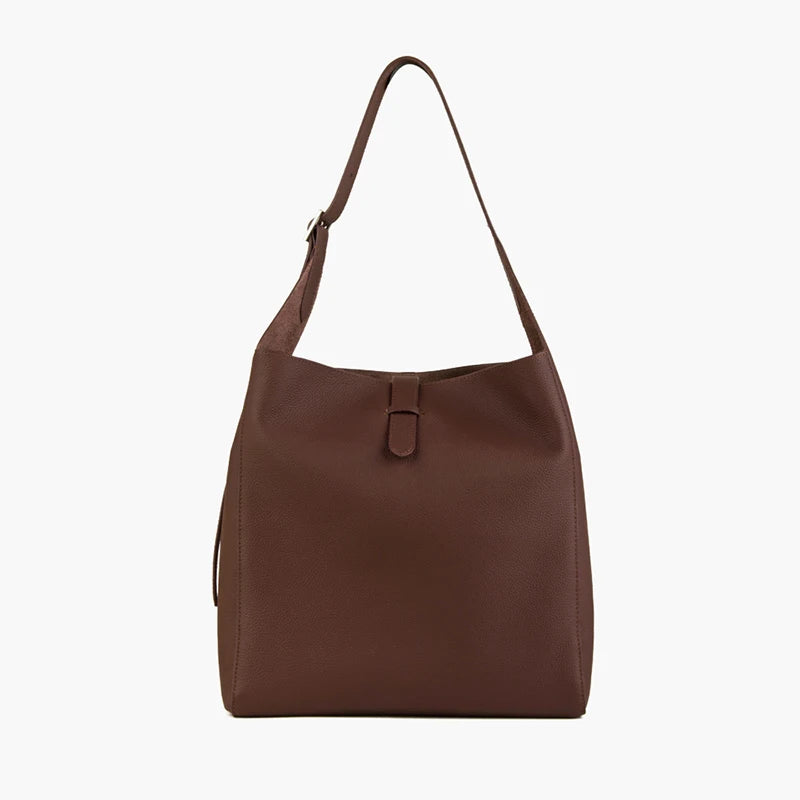 Kalbsleder Hobo-Tasche | Großes Fassungsvermögen