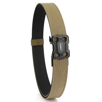 Herren-Taktischer Gürtel aus Nylon mit Robuster Metall-Schnalle Länge 110 bis 120 cm