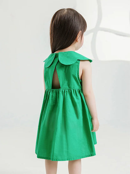 Luftiges Kinder-Sommerkleid mit lila Farbverlauf und Tüllrock – ideal für Hochzeiten und Partys