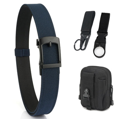 VATLY EDC Casual Gürtel Herren Nylon Rigid Military Automatik-Schnalle