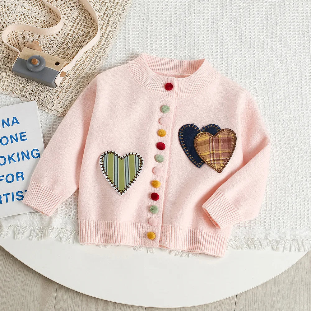 Mädchen Pullover Set mit Patchwork und Tutu Rock für Kinderoutfit 2PCS