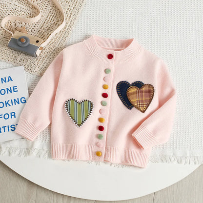Mädchen Pullover Set mit Patchwork und Tutu Rock für Kinderoutfit 2PCS