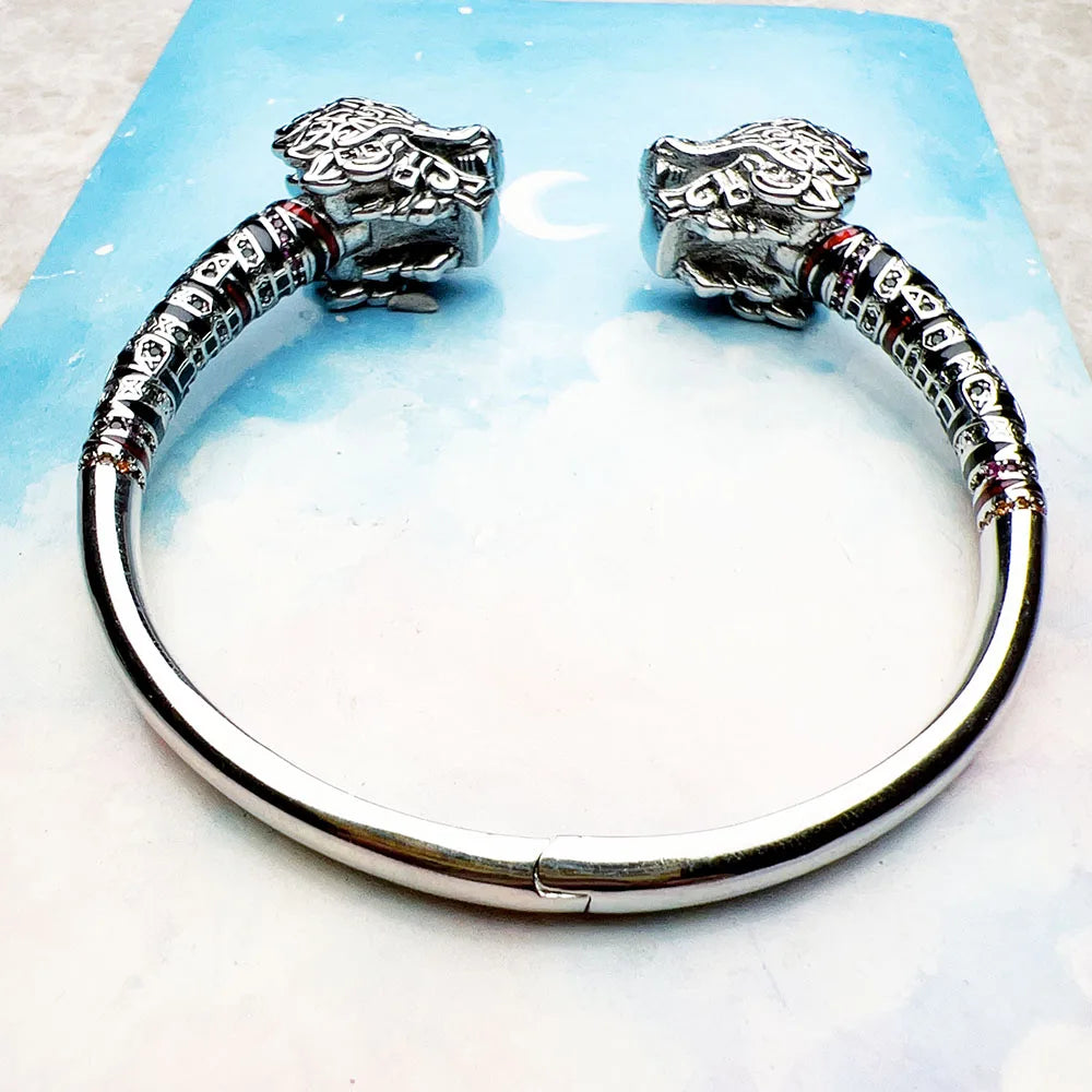 Damen-Armband Drachen Vintage II aus Sterlingsilber