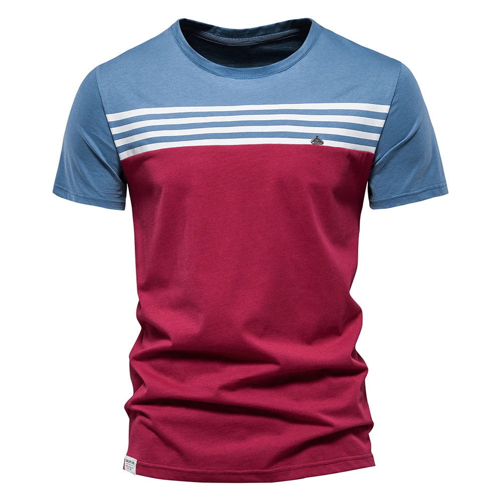 Herren T-Shirt aus Baumwolle mit Print im lässigen Streetwear-Stil