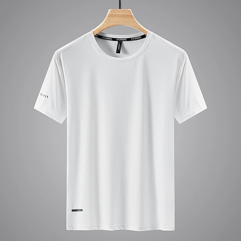 Herren Sport-T-Shirt aus Polyester mit kurzem Arm für lässigen Sommerlook