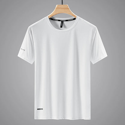 Herren Sport-T-Shirt aus Polyester mit kurzem Arm für lässigen Sommerlook