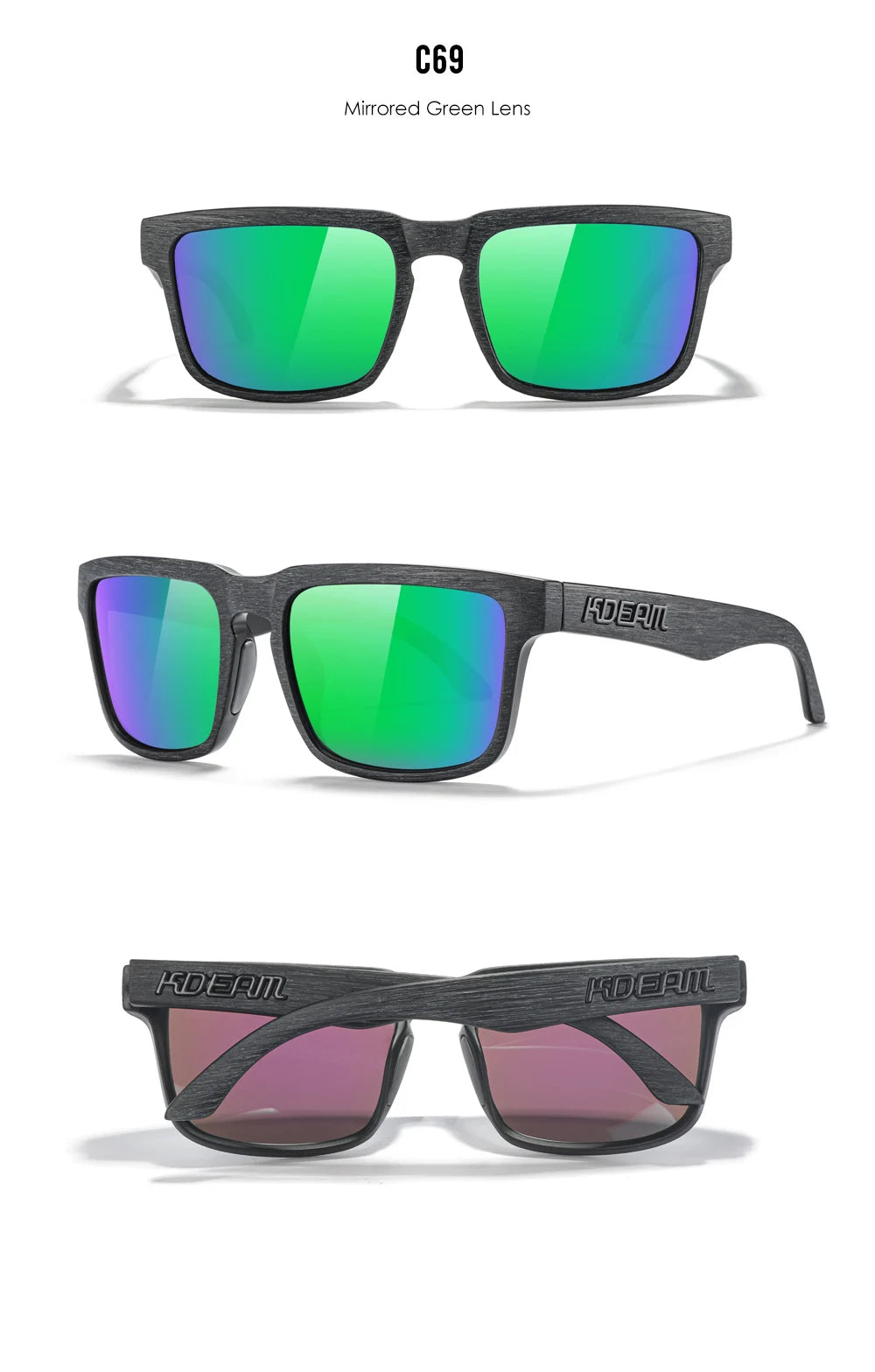 Sonnenbrille polarisiert minimalistisch modern Etui Unisex neue Farben