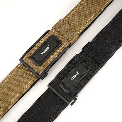 Herren-Taktischer Gürtel Mit Metall-Schnalle Für Outdoor-Einsatz 3,8 cm Breite Aus Polyester