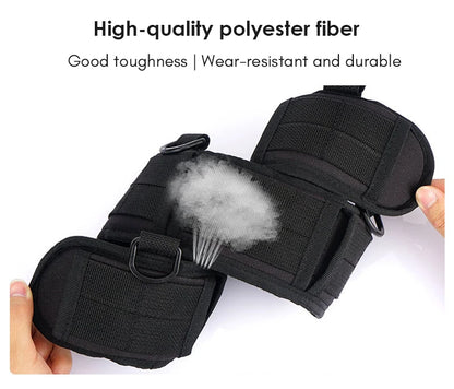 VATLY Hunting Tactical Gürtel Herren Nylon Schnellverschluss MOLLE Breit