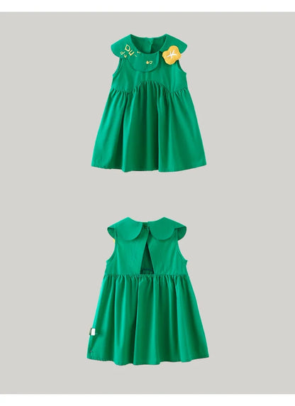 Luftiges Kinder-Sommerkleid mit lila Farbverlauf und Tüllrock – ideal für Hochzeiten und Partys