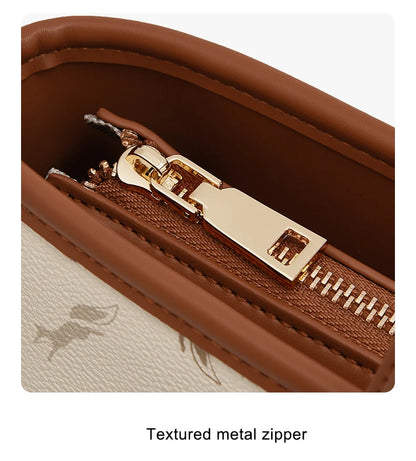 Damen-Handtasche aus PU-Leder mit großem Fassungsvermögen und vielseitiger Schulter- oder Crossbody-Trageweise