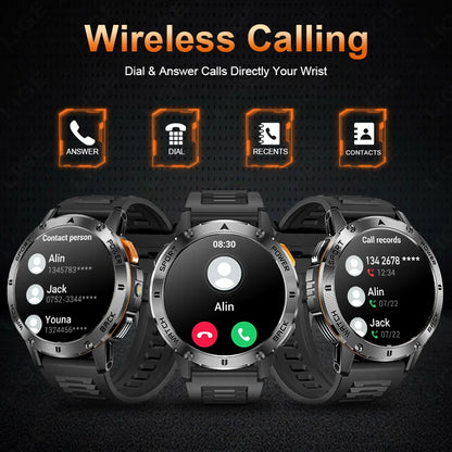 LIGE Outdoor-Sport-Smartwatch mit 1,53 Zoll Display und robustem Design