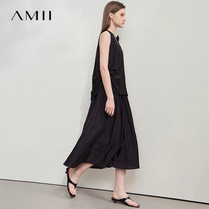 Zeitloses Bürokleid Damen Mit Stabilisiertem V-Ausschnitt Und A-Linie