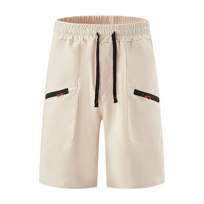Lässige Herren-Sommershorts mit sportlichem, atmungsaktivem Design – schnelltrocknend und trendig in Uni-Farben