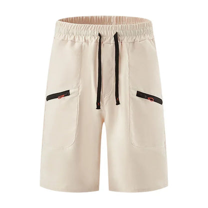 Lässige Herren-Sommershorts mit sportlichem, atmungsaktivem Design – schnelltrocknend und trendig in Uni-Farben