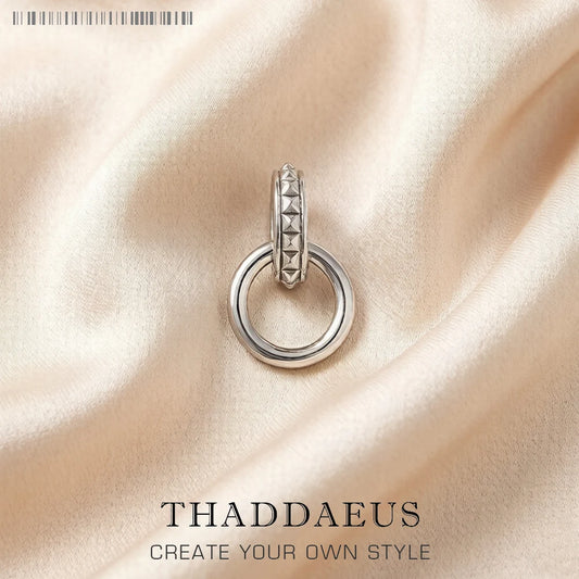 Damen-Halskette Charm-Träger Studs Europa aus Sterlingsilber