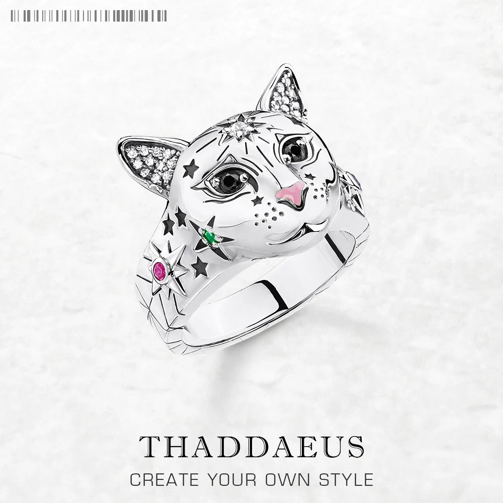 Damen-Ring Magic Cat Böhmen aus Sterlingsilber