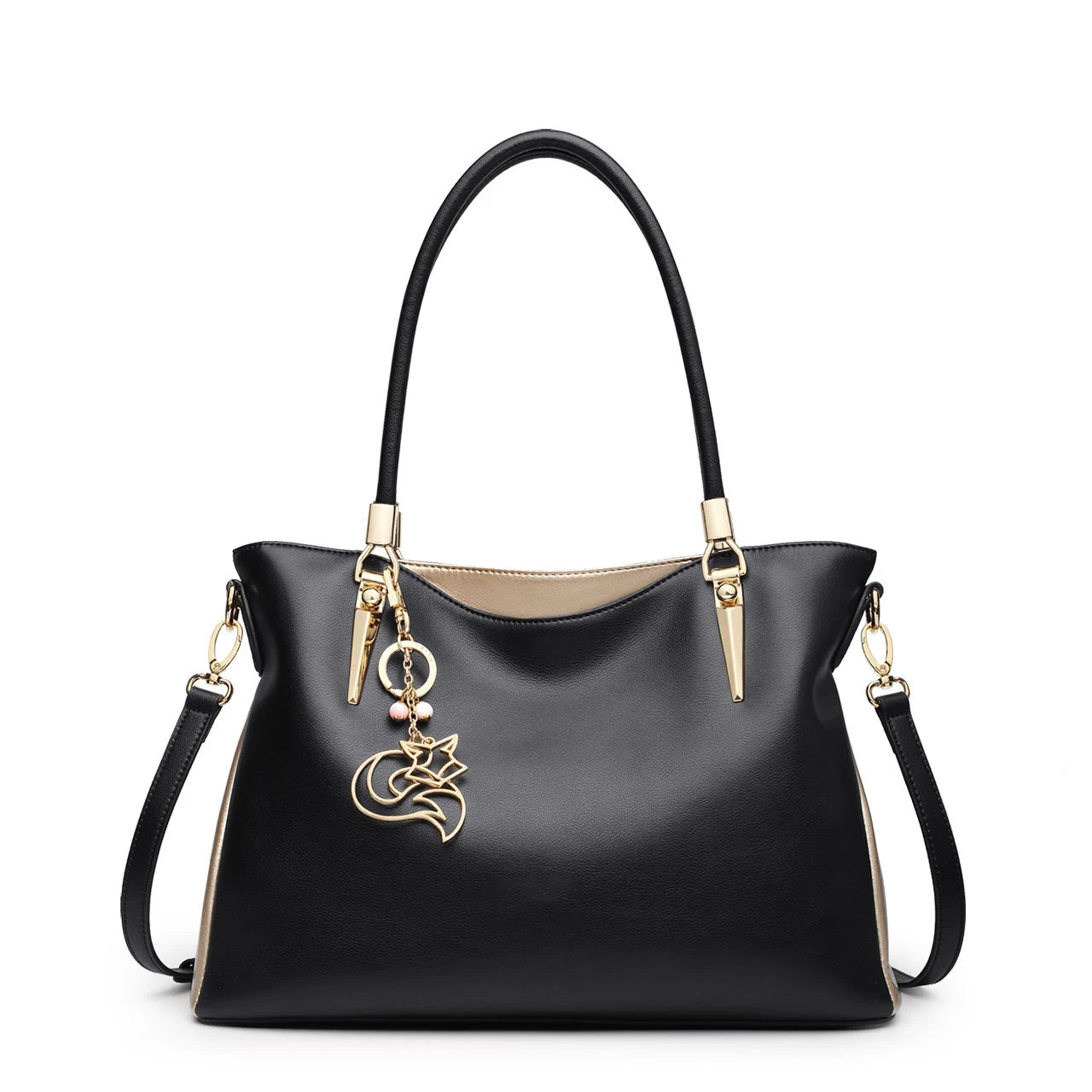 Damen Schultertasche aus Rindleder Crossbody-Tasche Luxuriöse Handtasche