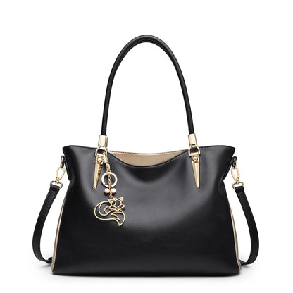 Damen Schultertasche aus Rindleder Crossbody-Tasche Luxuriöse Handtasche
