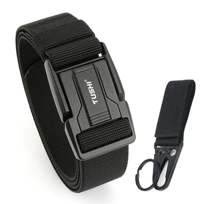 Herren-Gürtel aus Nylon mit Magnetische Schnalle und Schnellverschluss für Alltag und Freizeit