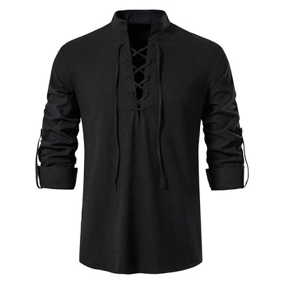Leichtes Herren-Kurzarmhemd in einfarbigem Design – ideal für Freizeit und Business