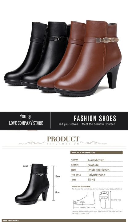 Damen-Ankle-Boots im Doppelpack, schwarz und braun, mit Riemenschnalle und kurzem Absatz