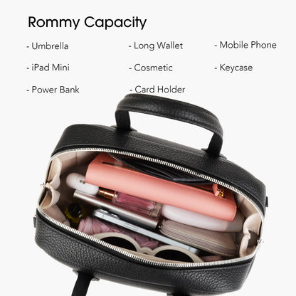 Handtasche Aus Echtem Leder | Top-Handle Abnehmbare Gurte
