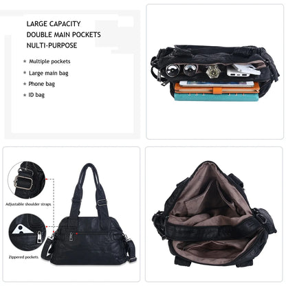Damen-Handtasche Großes Fassungsvermögen Mit Top-Handle Stil Und Weiche Verarbeitung