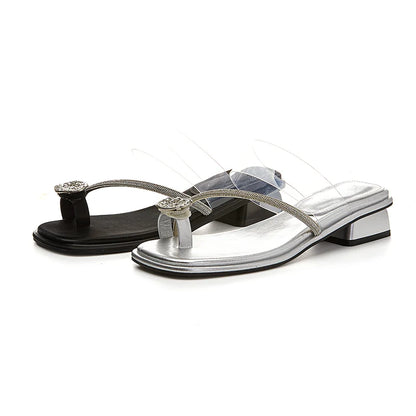 Damen Flip-Flops Strass Römisch Outdoor