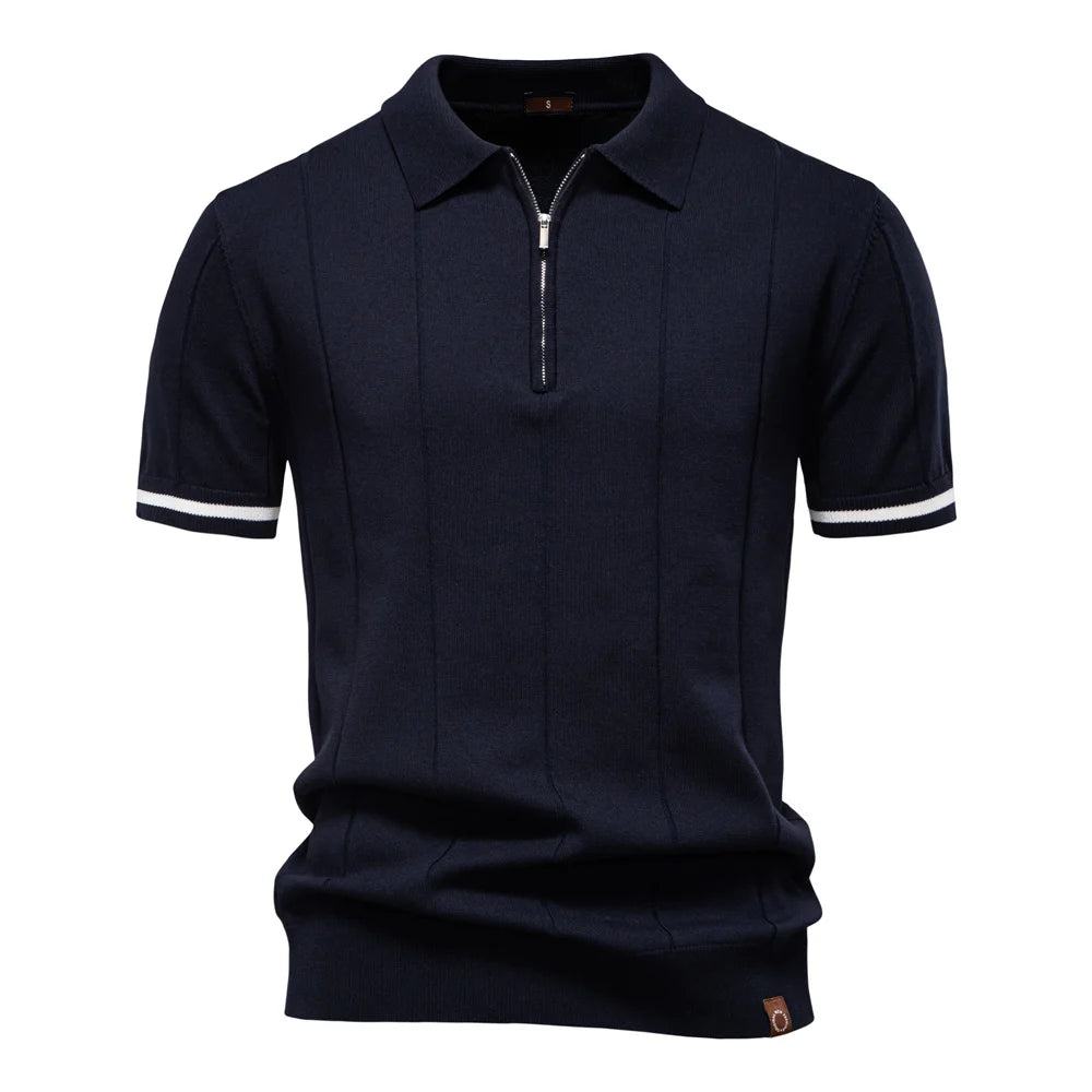 Exklusives Herrenpoloshirt Atmungsaktiv Stretch Business Golf