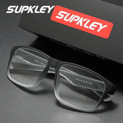 Lesebrille mit quadratischem Rahmen